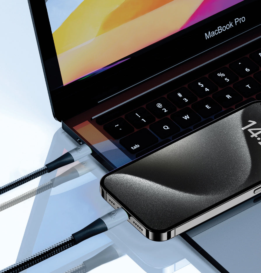 كيبل Power Wire Max من أسلي جلوبال USB-C إلى USB-C واحد متر بقوة 100 واط كيبل Power Wire Max من أسلي جلوبال USB-C إلى USB-C واحد متر بقوة 100 واط